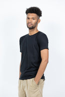 Black Short Sleeve Crew Neck T-Shirt
