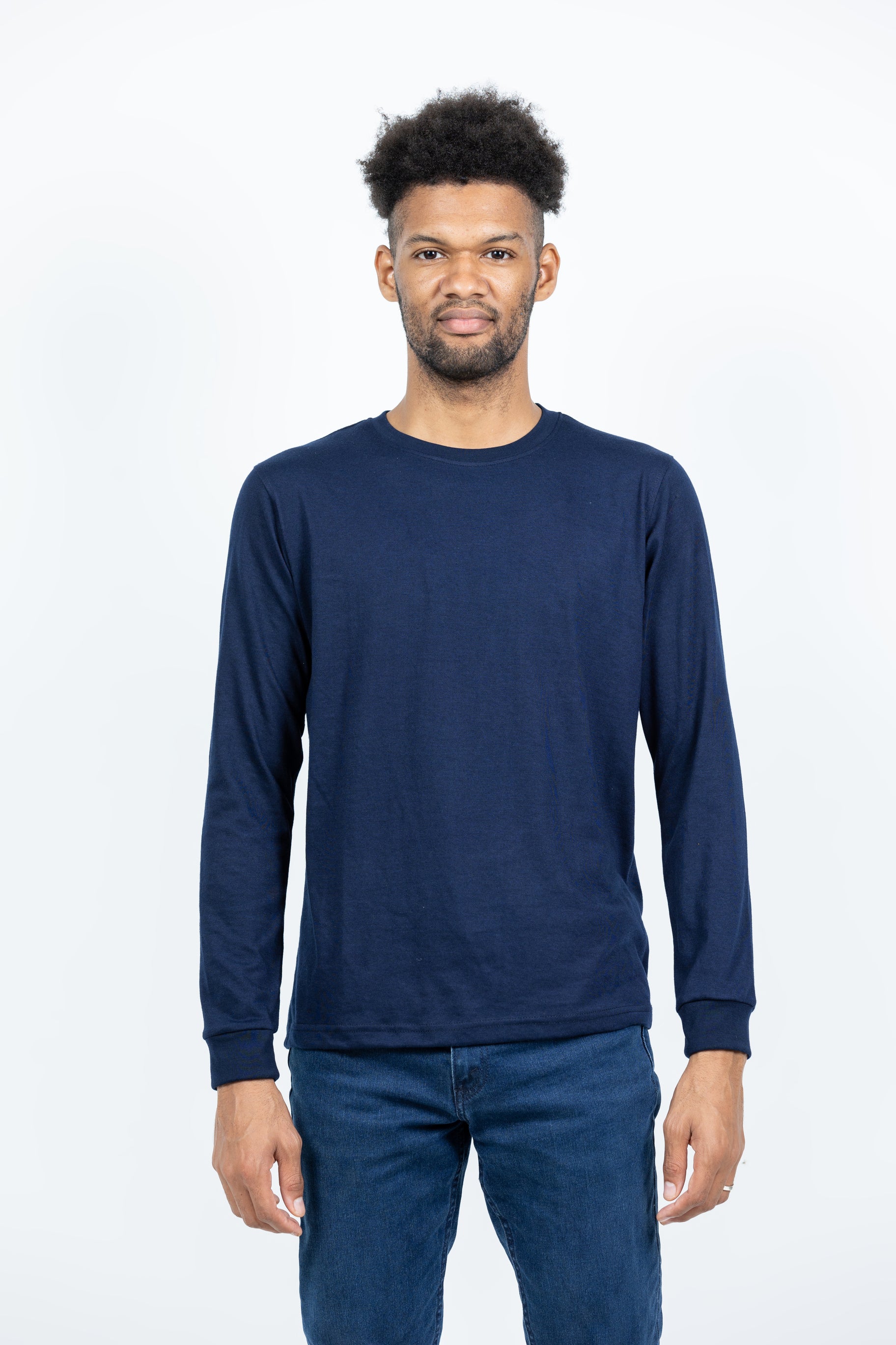 Navy Blue Long Sleeve T-Shirt