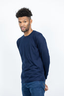 Navy Blue Long Sleeve T-Shirt