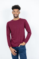 Maroon Long Sleeve T-Shirt