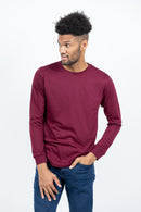 Maroon Long Sleeve T-Shirt