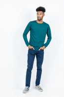 Teal Green Long Sleeve T-Shirt