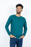 Teal Green Long Sleeve T-Shirt