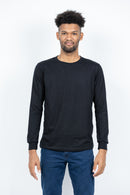 Black Long Sleeve Plain Premium T-Shirt