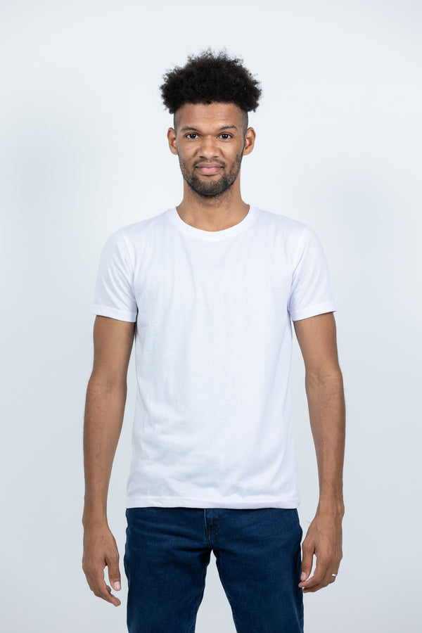 White Short Sleeve Crew Neck T-shirt