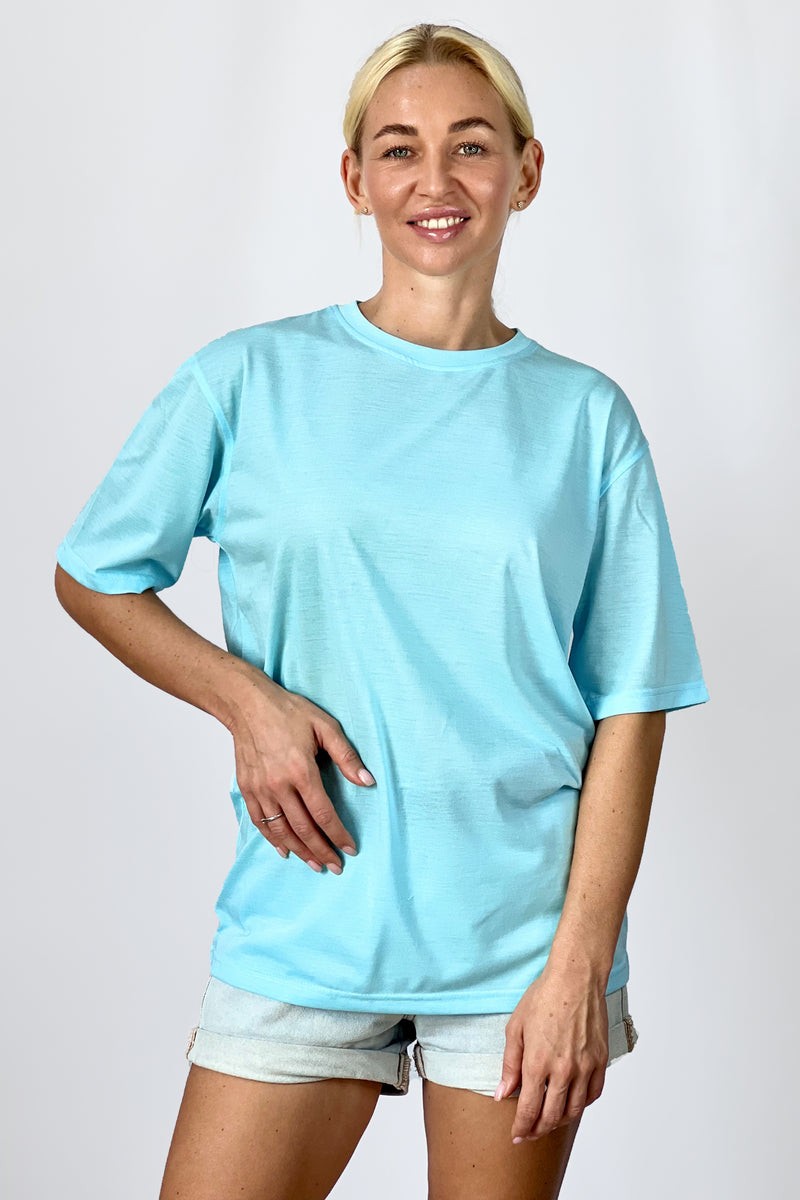 Oversized T-Shirt - Balmy Blue