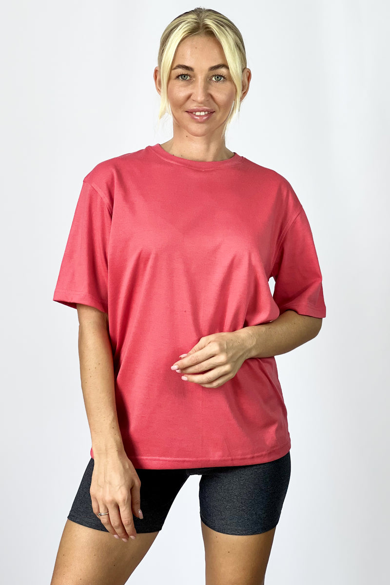 Oversized T-Shirt - Spiced Coral