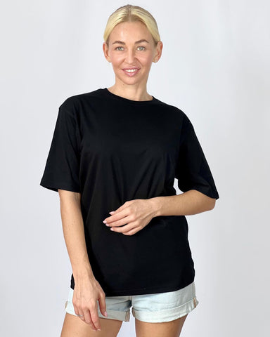 Oversized T Shirt - Trendy Black