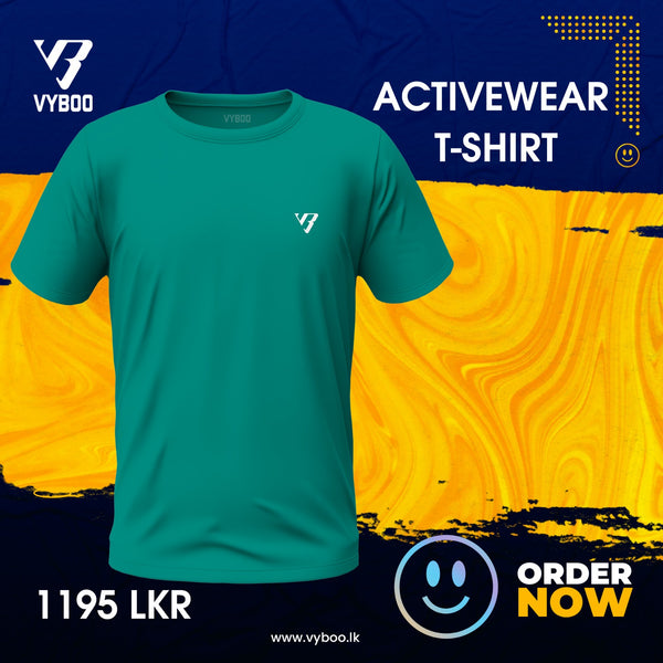 Vyboo Flex Blend Athletic T-shirt - Seafoam