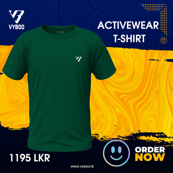 Vyboo Flex Blend Athletic T-shirt - Basil Green