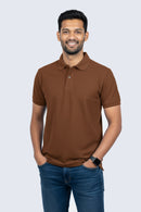 Coffee Brown Polo T-Shirt