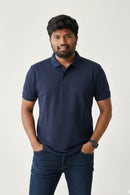 Navy Blue Polo T-Shirt