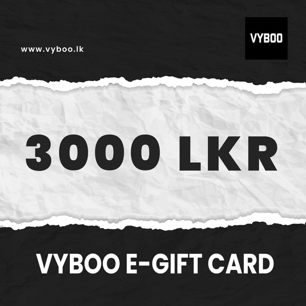 VYBOO E-GIFT CARD 3000 LKR Vyboo