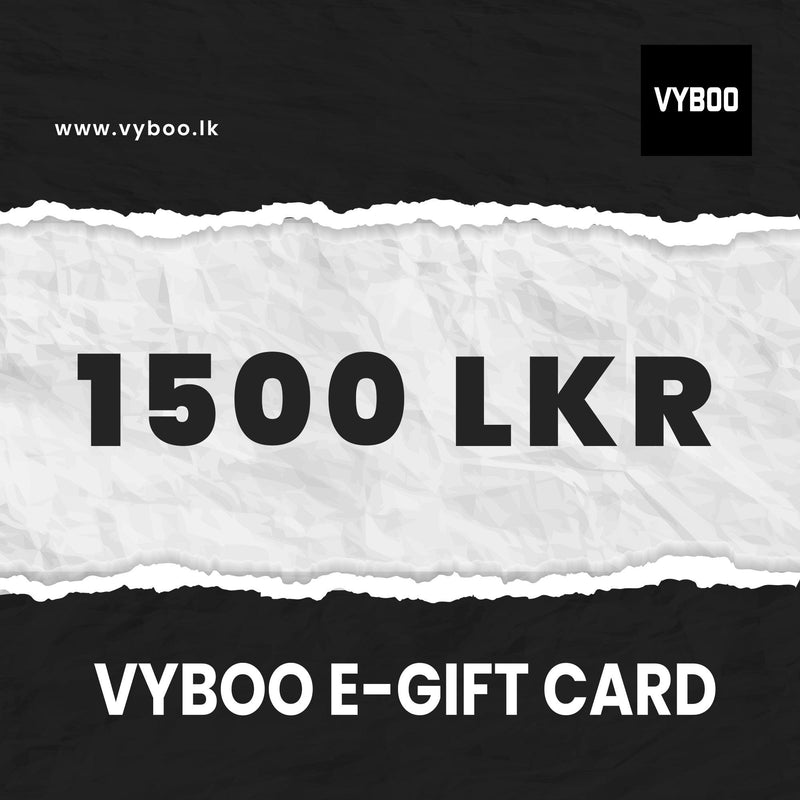 VYBOO E-GIFT CARD 1500 LKR Vyboo