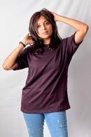 Oversized T Shirt - Coffee Brown Vyboo