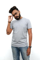 Ash Short Sleeve Crew Neck T-Shirt Vyboo