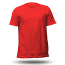 Red Short Sleeve Crew Neck T-shirt Vyboo